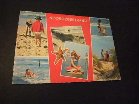 Noordzeestrand vierluik ( kinderen aan het spelen)